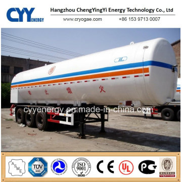 China 2015 Tanker LNG Flüssig Sauerstoff Stickstoff Kohlendioxid Argon Semi Trailer